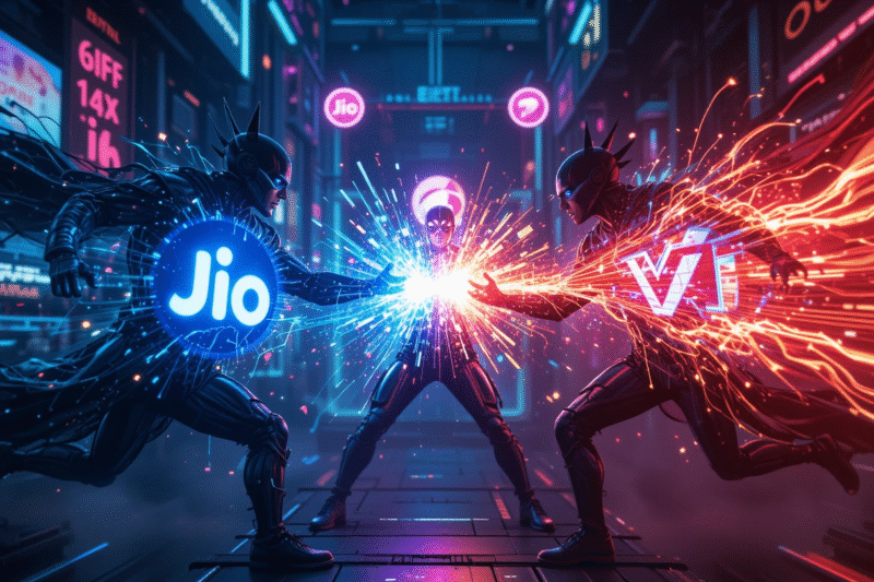 Jio vs Airtel vs Vi: Which Telecom Giant Rules India in 2025? Mobile Recharge